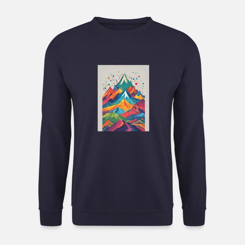 Berge bunt - Unisex Pullover - Navy