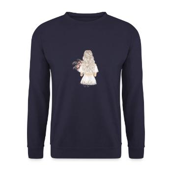 La future mariée - Sweat-shirt Unisexe - marine - Devant - Alina (178cm) & Michal (187cm)