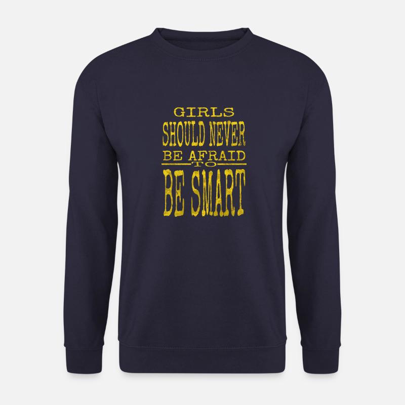 present equality advocacy gender equality feminism - Unisex Pullover - Navy