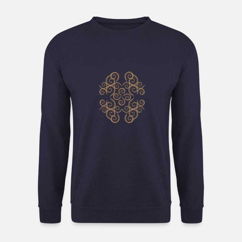 Orintal pattern - Unisex Sweatshirt - navy