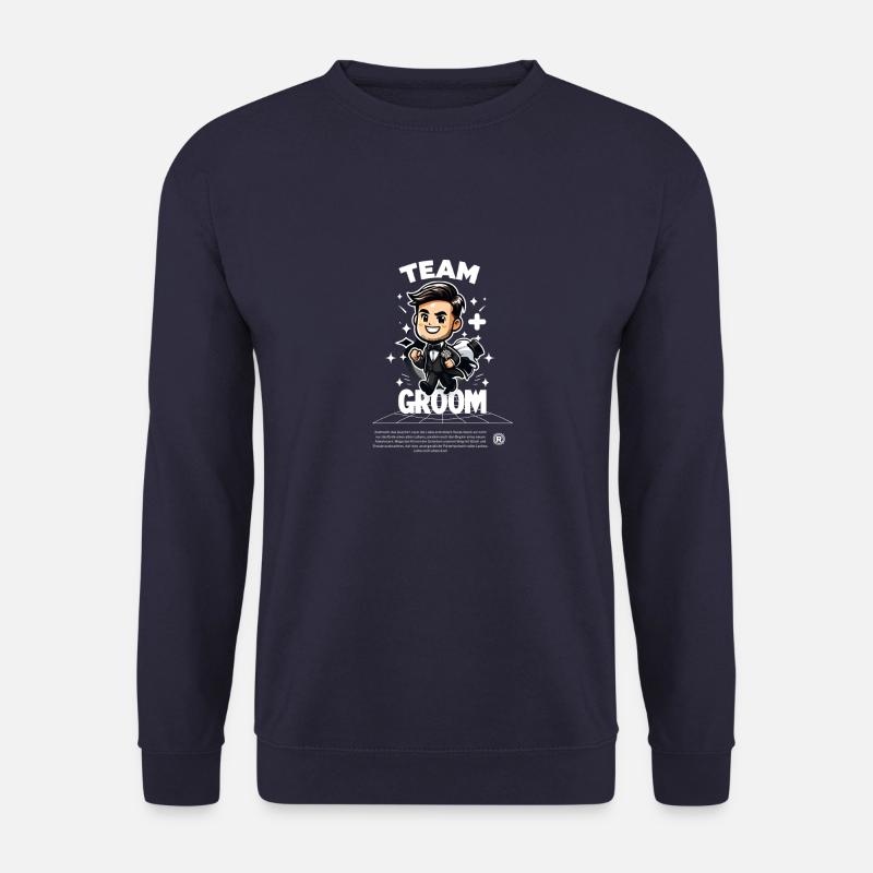 Team Groom - Unisex Pullover - Navy