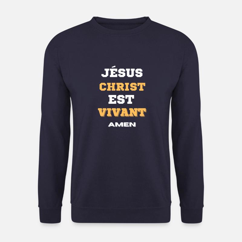 JESUS IS ALIVE - Unisex Sweatshirt - navy