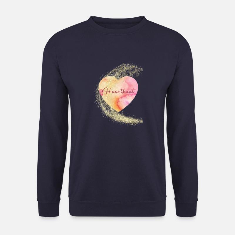 Heartbeat - Unisex Pullover - Navy
