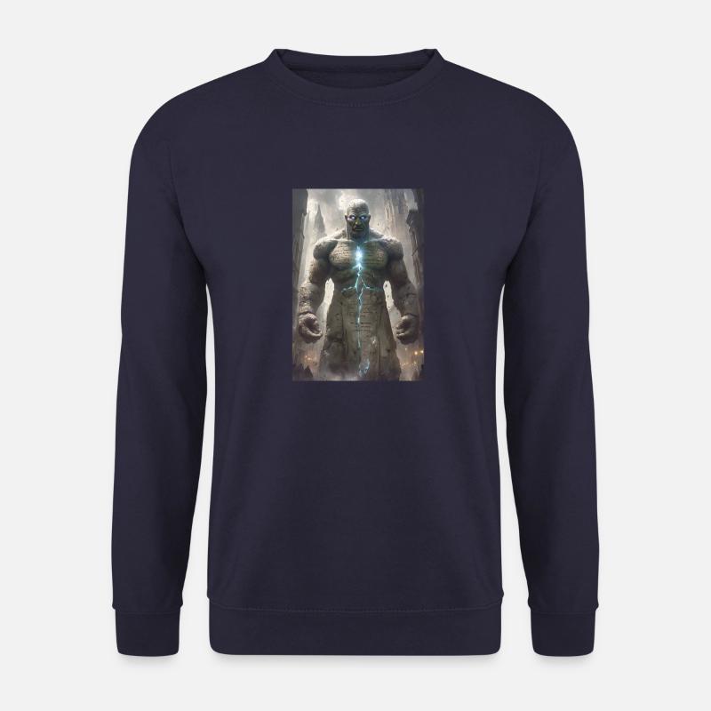 Golem Mythical Creature Gift - Unisex Sweatshirt - navy