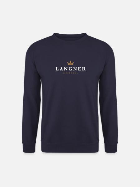 Langner Original Familienlogo - Unisex Pullover - Navy