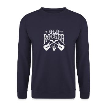 Musique rock - Sweat-shirt Unisexe - marine - Devant - Alina (178cm) & Michal (187cm)