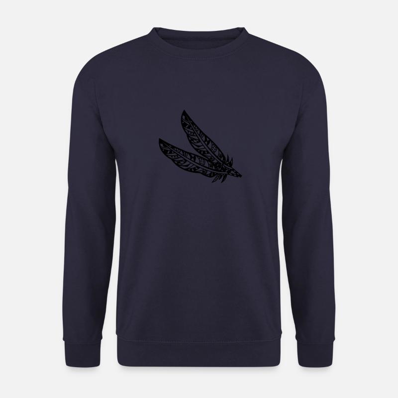 Maori feather - Unisex Sweatshirt - navy