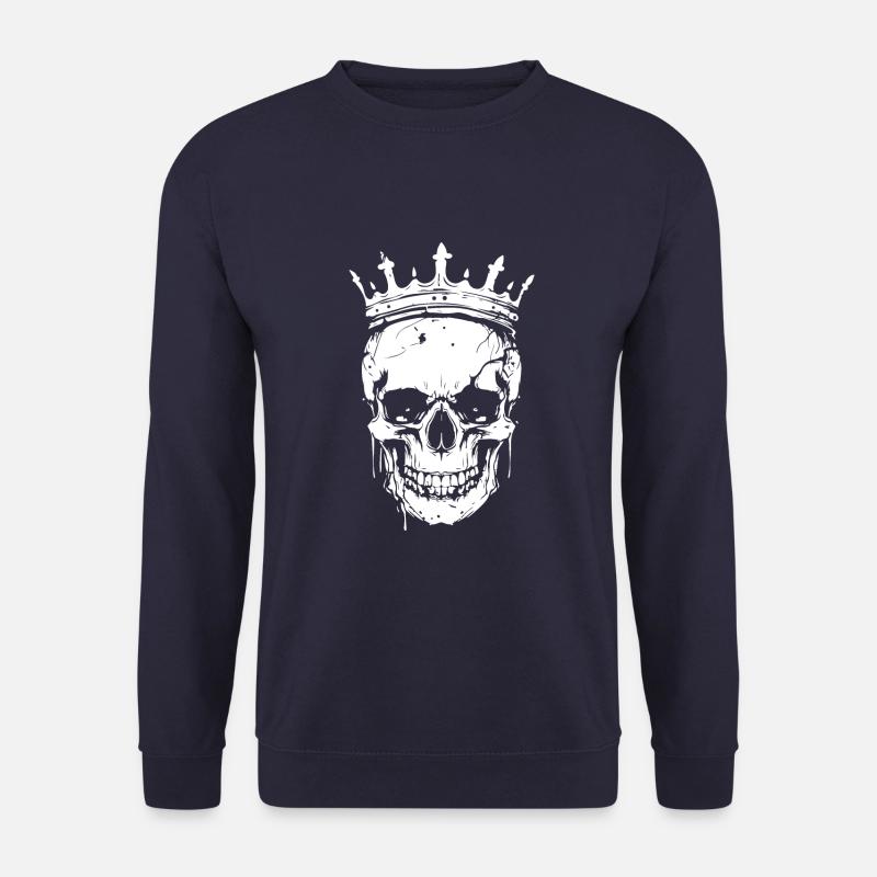 King Skull Crown - Unisex Sweatshirt - navy