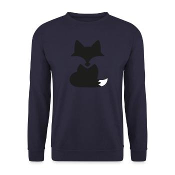 Schwarzfuchs - Unisex Pullover - Navy - Vorne - Alina (178cm) & Michal (187cm)