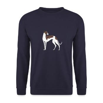 Greyhound - Unisex Pullover - Navy - Vorne - Alina (178cm) & Michal (187cm)