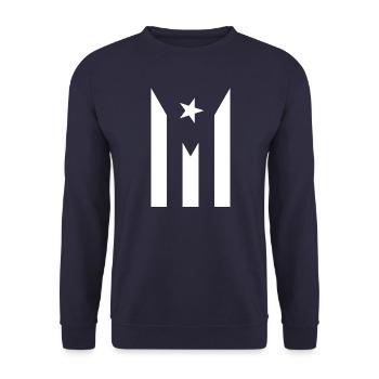 Porto Rico - Sweat-shirt Unisexe - marine - Devant - Alina (178cm) & Michal (187cm)