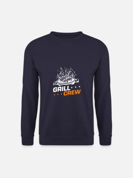 Grill Crew Grilling - Unisex Sweatshirt - navy