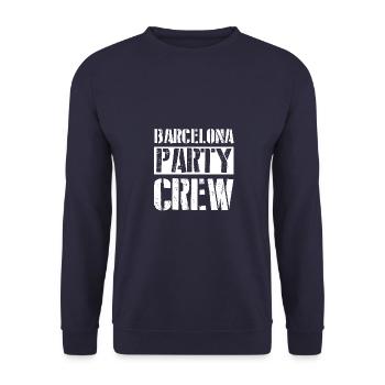 Équipe de fête de Barcelone - Sweat-shirt Unisexe - marine - Devant - Alina (178cm) & Michal (187cm)