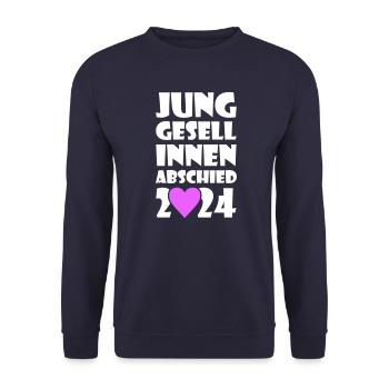 Hen party 2024 - Unisex Sweatshirt - navy - Front - Alina (178cm) & Michal (187cm)
