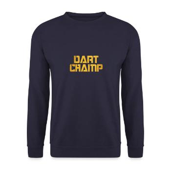 Dart champ - Unisex Sweatshirt - navy - Front - Alina (178cm) & Michal (187cm)
