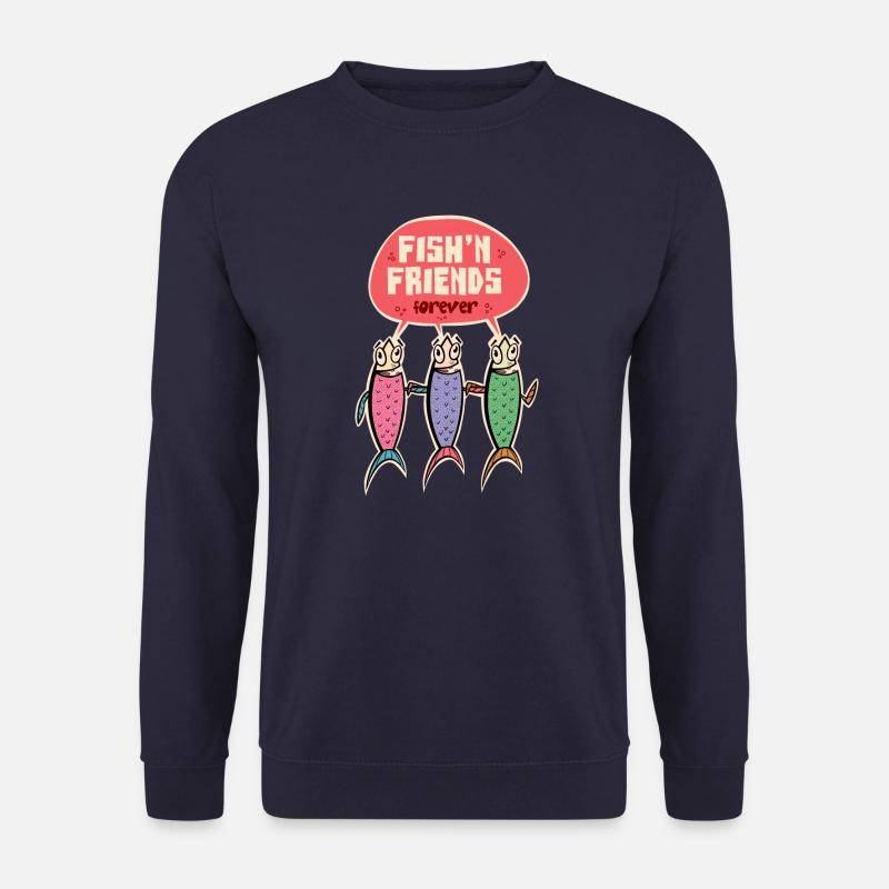 Fish and friends - Unisex Sweatshirt - navy