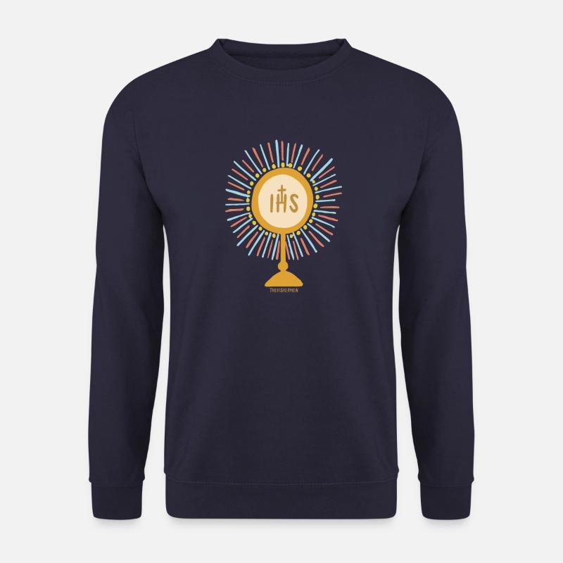 Sacred jesus - Unisex Sweatshirt - navy