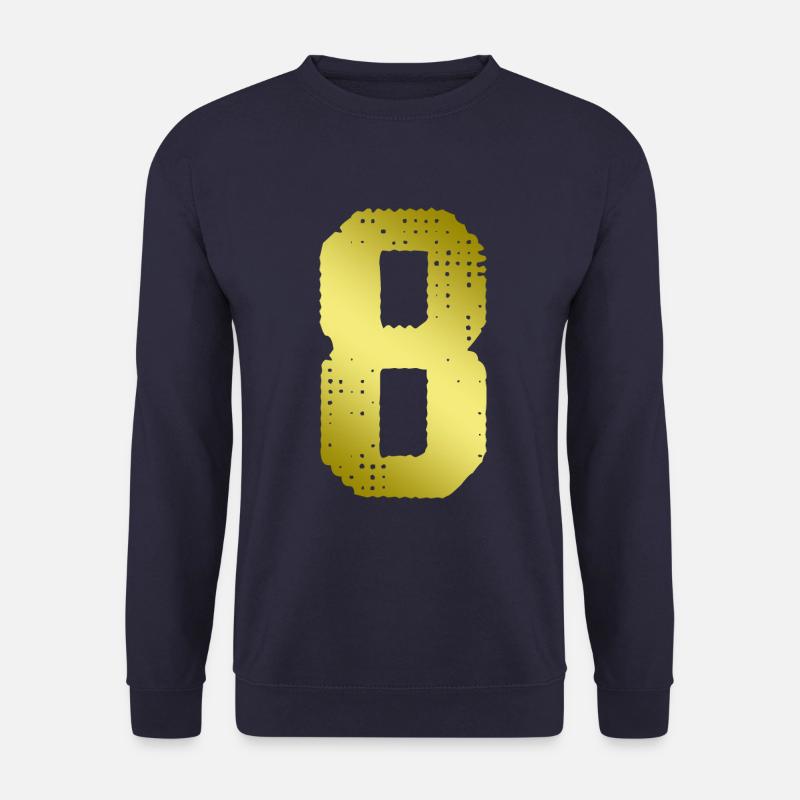 8 Number jersey - Unisex Sweatshirt - navy
