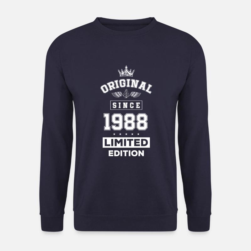 1988 limited edition birthday - Unisex Sweatshirt - navy