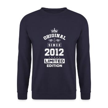 Anniversaire édition limitée 2012 - Sweat-shirt Unisexe - marine - Devant - Alina (178cm) & Michal (187cm)