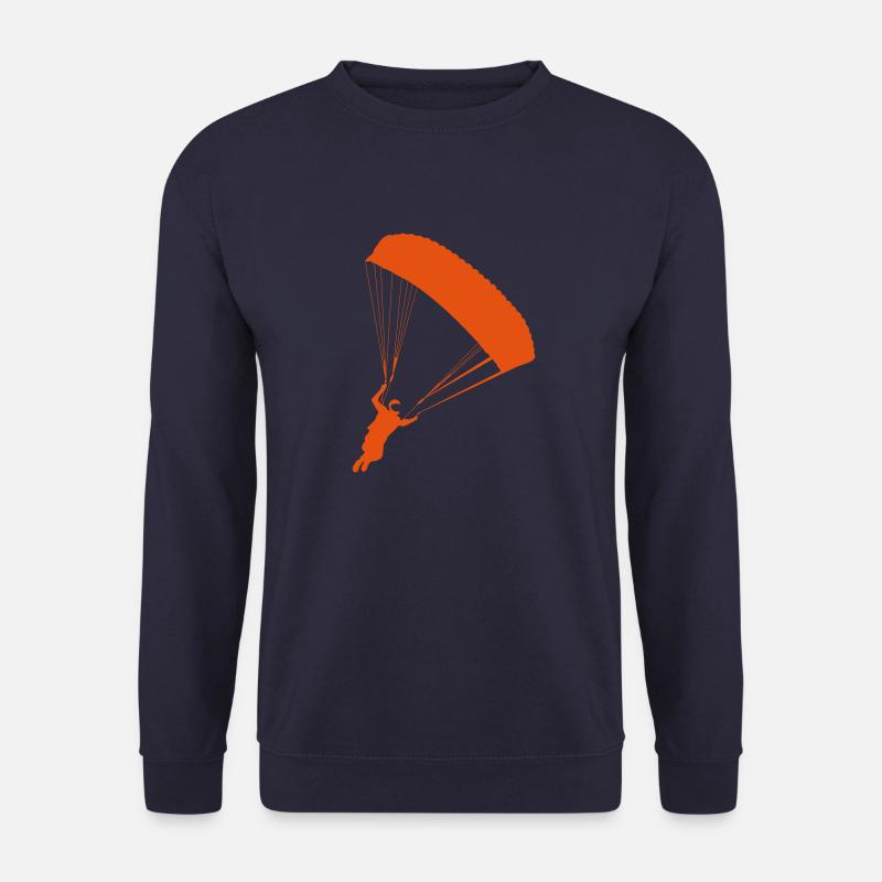 Kappe_Helm_orange - Unisex Pullover - Navy