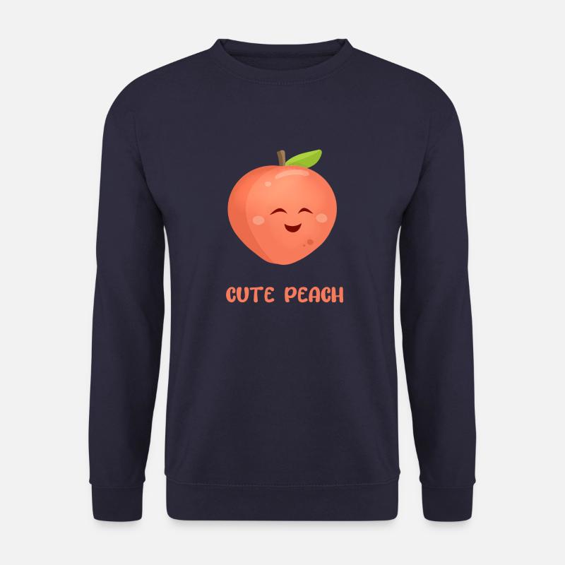 Süßer Pfirsich - Unisex Pullover - Navy
