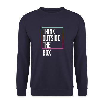 Sortez des sentiers battus - Sweat-shirt Unisexe - marine - Devant - Alina (178cm) & Michal (187cm)