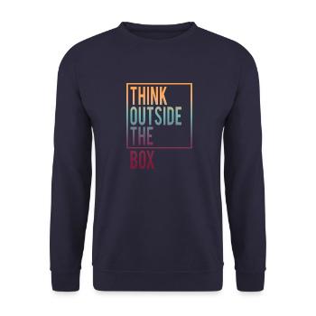 Sortez des sentiers battus - Sweat-shirt Unisexe - marine - Devant - Alina (178cm) & Michal (187cm)