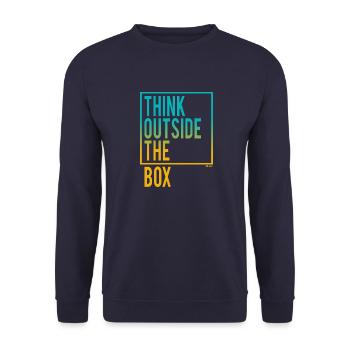 SORTEZ DES SENTIERS BATTUS - Sweat-shirt Unisexe - marine - Devant - Alina (178cm) & Michal (187cm)