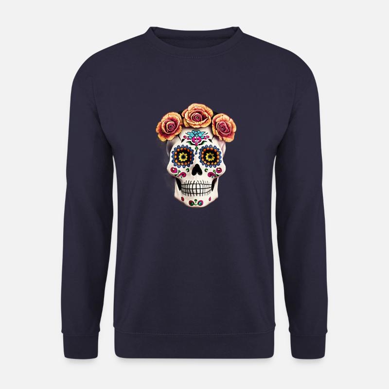 Dia de los Muertos - Unisex Pullover - Navy