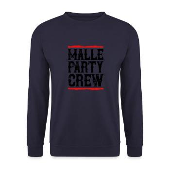 Malle Party Crew - Sweat-shirt Unisexe - marine - Devant - Alina (178cm) & Michal (187cm)