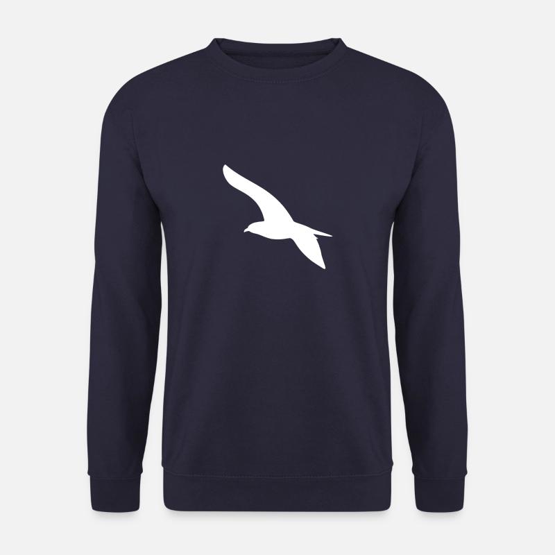Seagull white - Unisex Sweatshirt - navy