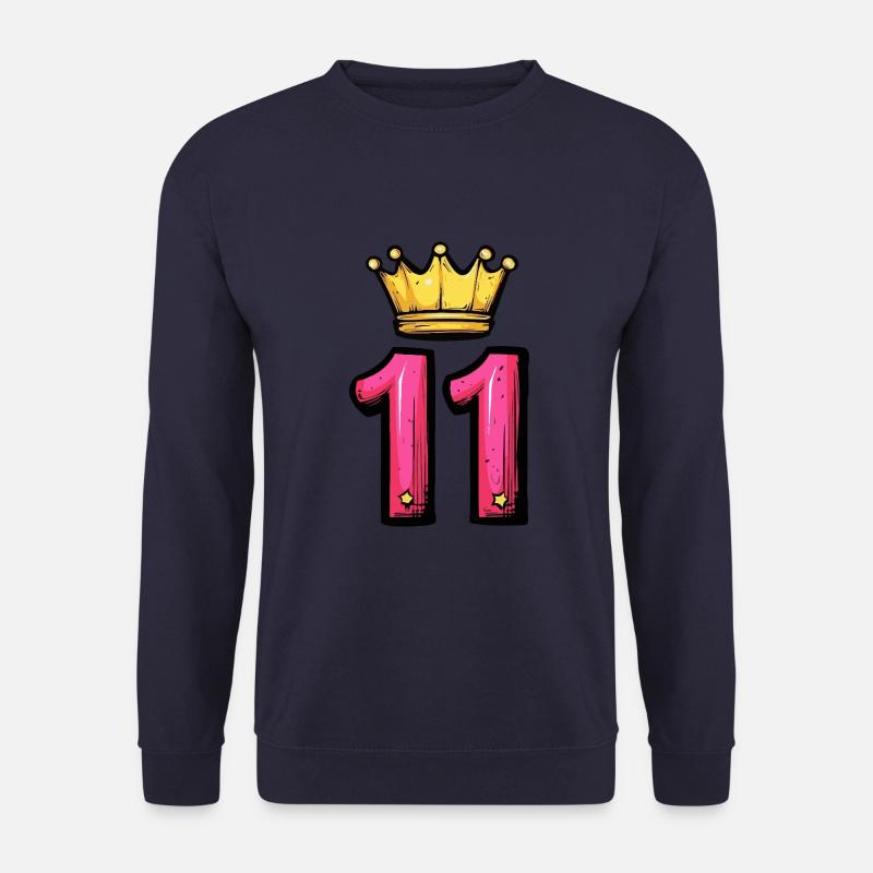 11 Number Jersey Crown - Unisex Sweatshirt - navy