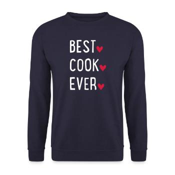 Koch - Sweat-shirt Unisexe - marine - Devant - Alina (178cm) & Michal (187cm)