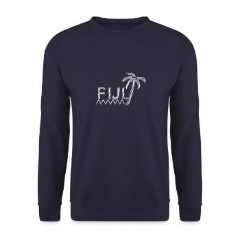 fiji - Unisex Sweatshirt - navy - Front - Alina (178cm) & Michal (187cm)