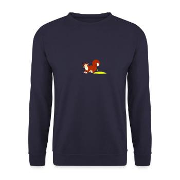 Soachkatzl - Das Oachkatzl 2.0 - Unisex Pullover - Navy - Vorne - Alina (178cm) & Michal (187cm)