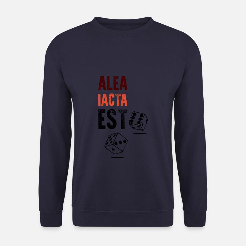 alea iacta est - die Würfel sind gefallen - Unisex Pullover - Navy
