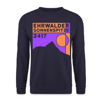 Ehrwalder Sonnenspitze Climbing - Unisex Sweatshirt - navy - Front - Alina (178cm) & Michal (187cm)