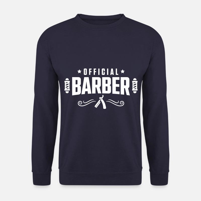 coiffeur barbier - Sweat-shirt Unisexe - marine