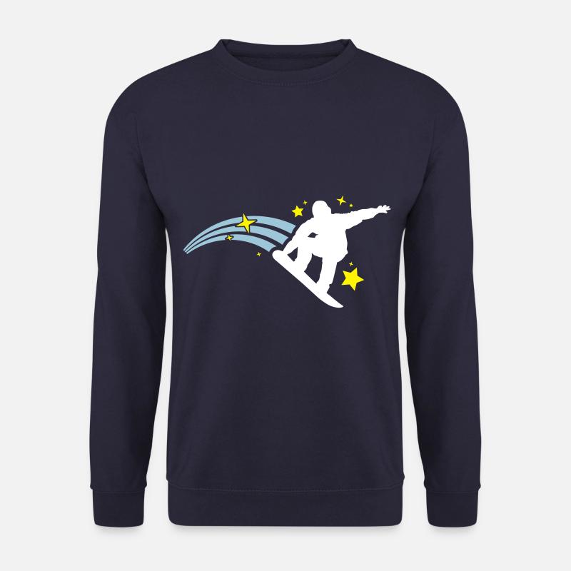 Snowboarder Silhouette Snowboard - Unisex Sweatshirt - navy