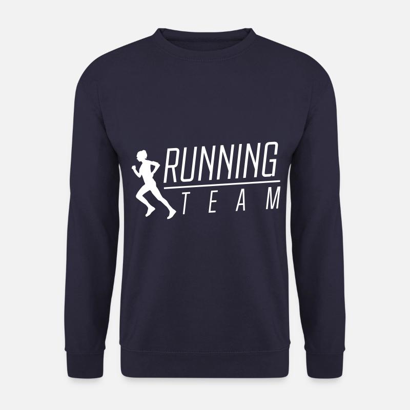running team - Unisex Pullover - Navy