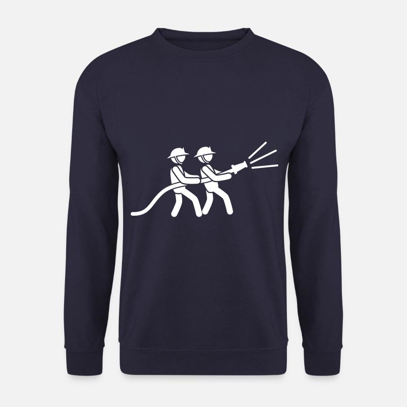 firefighter firefighter icon team - Unisex Sweatshirt - navy