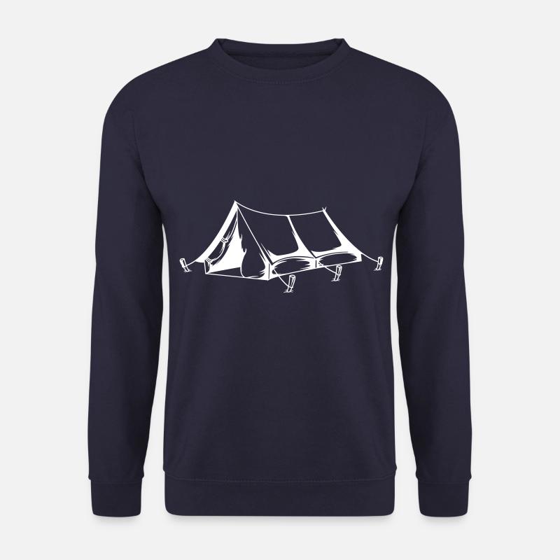 zelt camping symbol zelten natur - Unisex Pullover - Navy