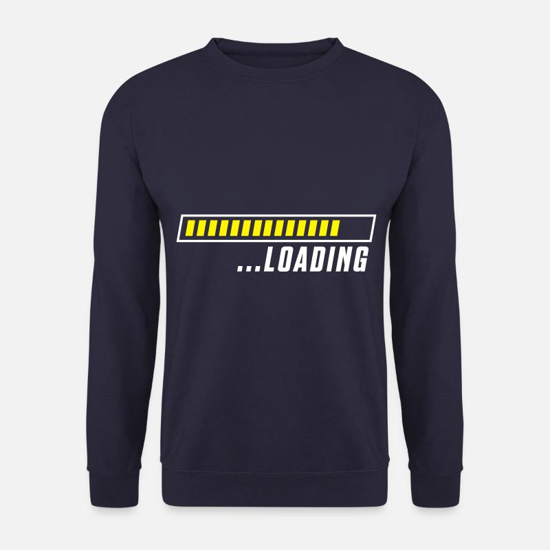 loading ladebalken symbol - Unisex Pullover - Navy