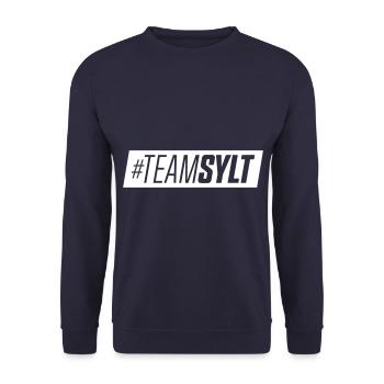 hashtag de l'équipe sylt - Sweat-shirt Unisexe - marine - Devant - Alina (178cm) & Michal (187cm)