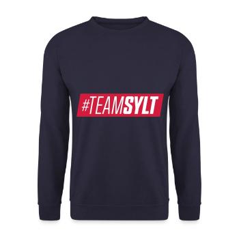 hashtag de l'équipe sylt - Sweat-shirt Unisexe - marine - Devant - Alina (178cm) & Michal (187cm)