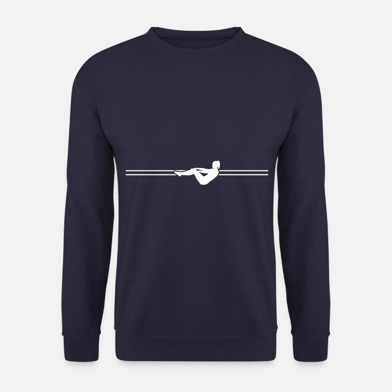 fitness frau - Unisex Pullover - Navy