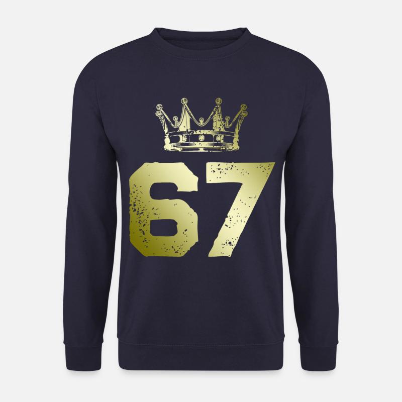 67 Number crown - Unisex Sweatshirt - navy