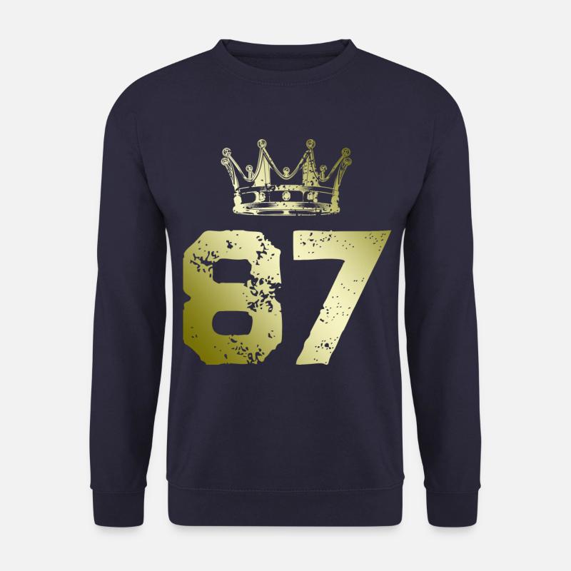 87 Number crown - Unisex Sweatshirt - navy