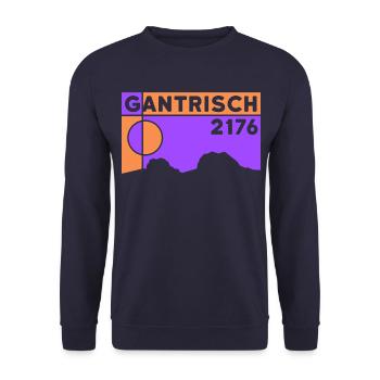 Gantrisch Berg Klettern Wandern Berner Oberland - Unisex Pullover - Navy - Vorne - Alina (178cm) & Michal (187cm)